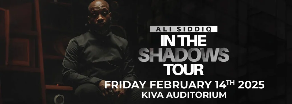 Ali Siddiq at Kiva Auditorium